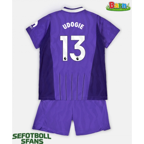 Tottenham Hotspur Destiny Udogie #13 Tredjeställ Barn 2026-27 Kortärmad (+ Korta byxor)